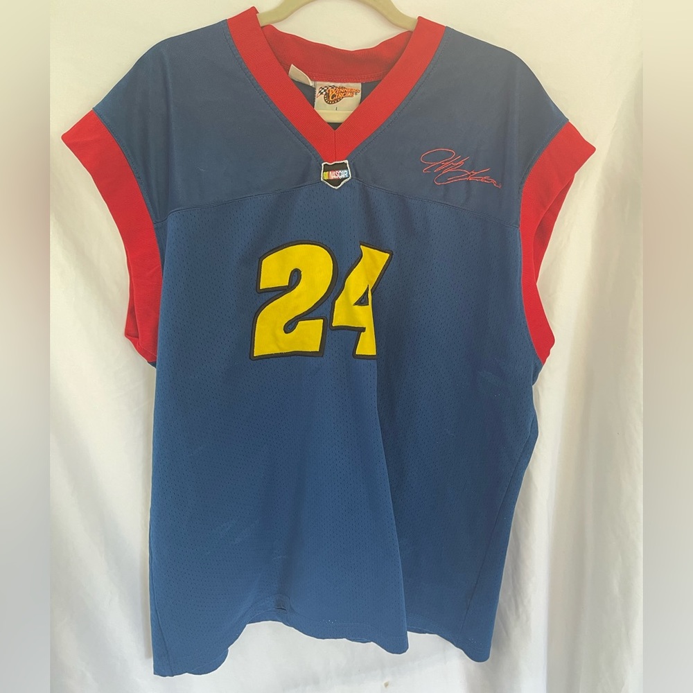 Vintage 90s Jeff Gordon Nascar Winners Circle Jersey Size Large